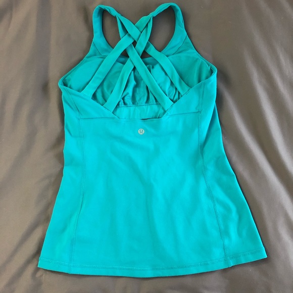 Lululemon scoop neck cross back tank top - Picture 4 of 7